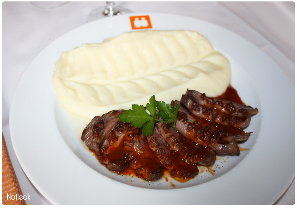 Magret de canard et aligot par le chef Emmerich de Backer