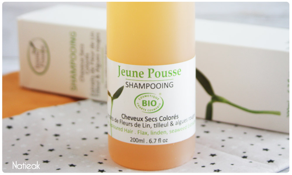 shampooing cheveux colorés et secs de Jeune Pousse