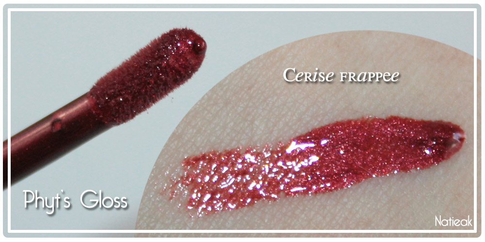 gloss cerise frappée de Phyt's