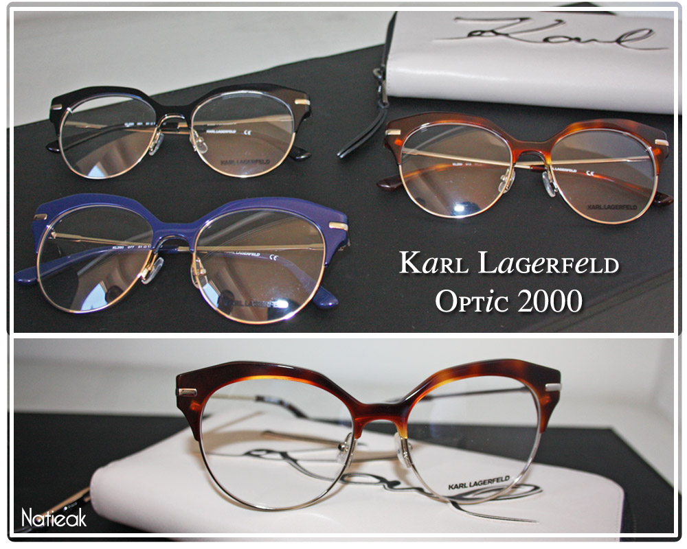 lunettes de vue rétro de Karl Lagerfeld pour Optic2000