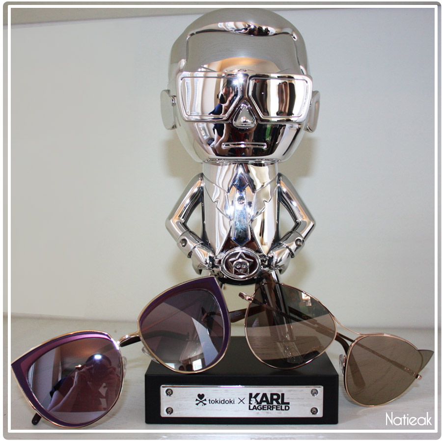 Statut Karl Lagerfeld lunette de soleil cat eye