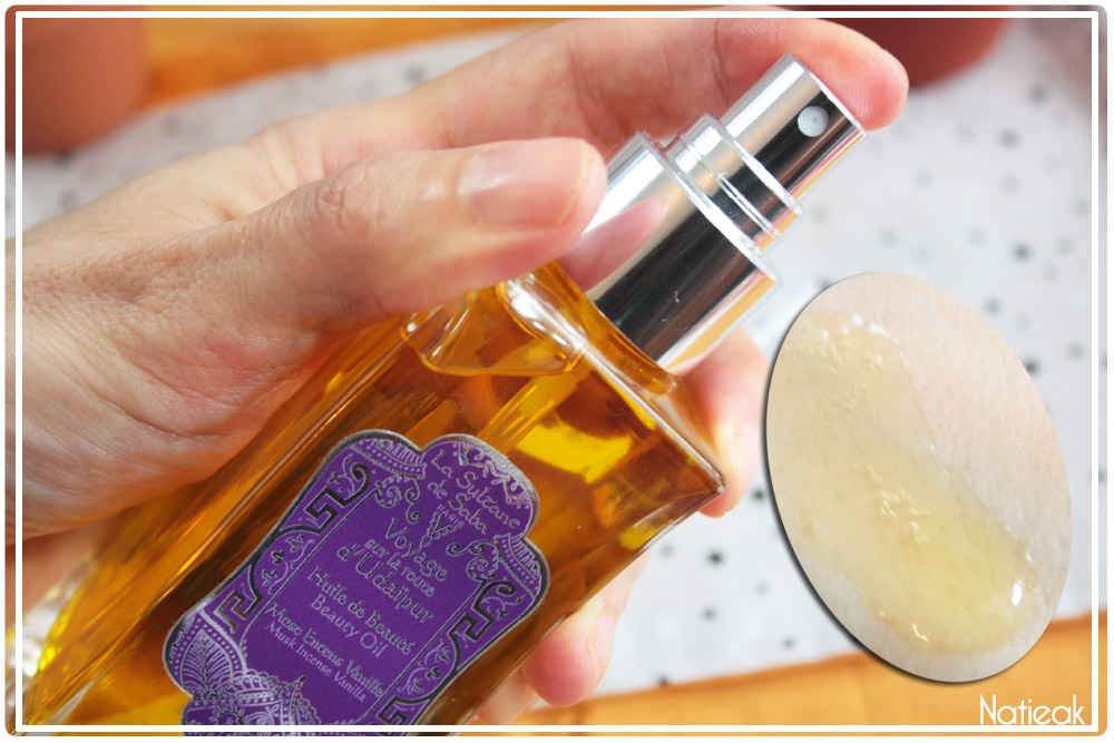 Huile de beauté de La Saltane de Saba