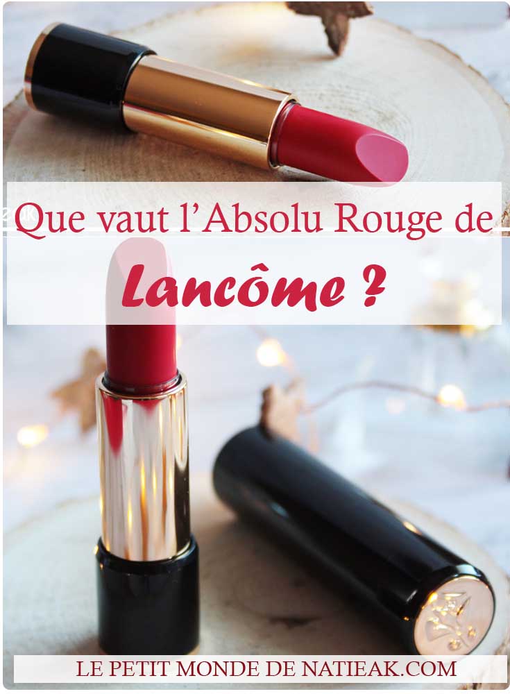 L'absolu rouge de Lancôme Isabella matte