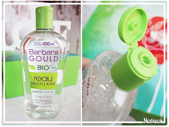 eau micellaire bio Barbara Gould