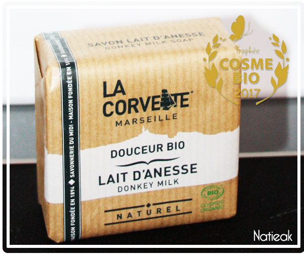 La corvette Savon douceur bio lait d'ânesse