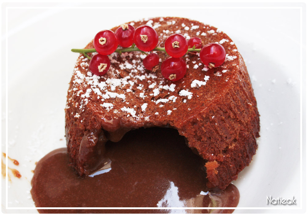 Fondant chocolat caramel du restaurant Millésimes 62