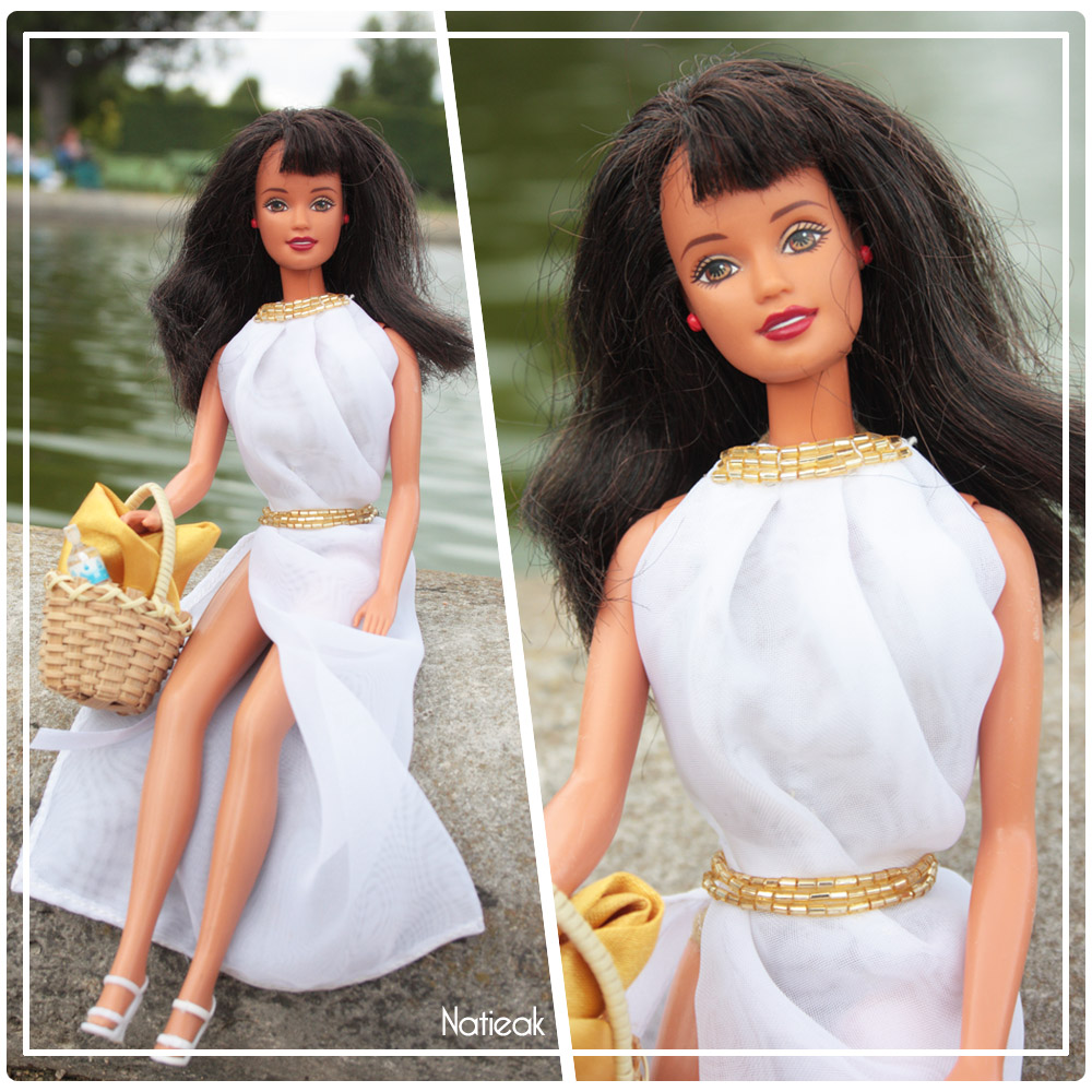 robe de plage élégante pour barbie