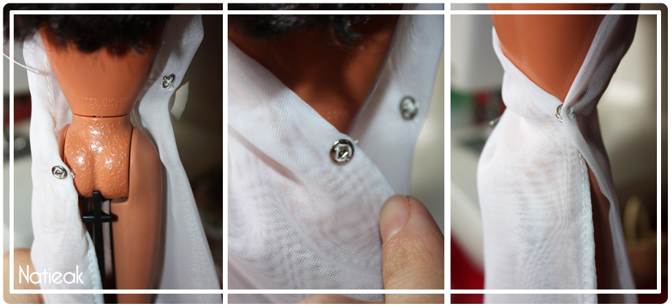 réaliser une robe de plage pour barbie