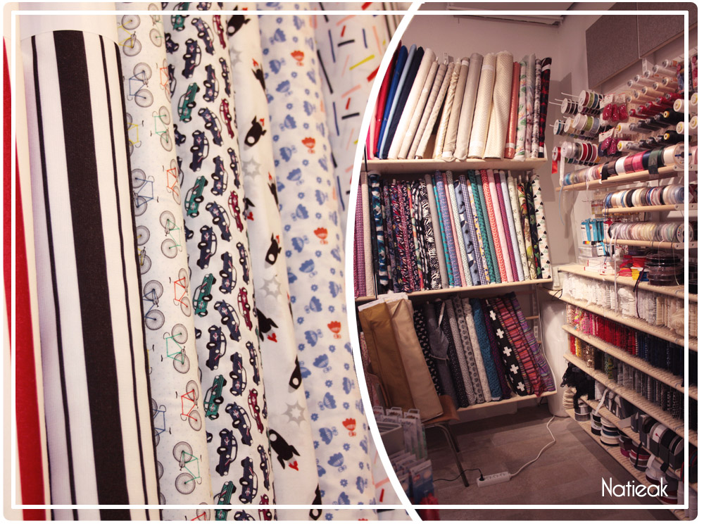 tissus de la boutique Veritas de Belle épine