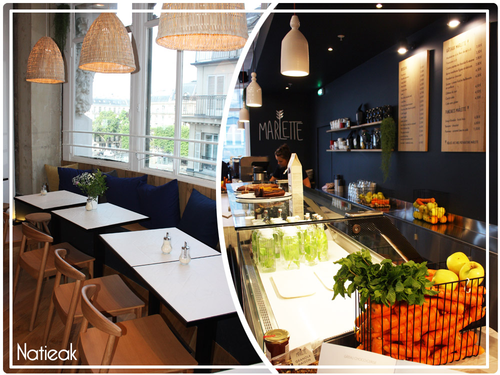 décoration du café boutique Marlette BHV Marais Paris