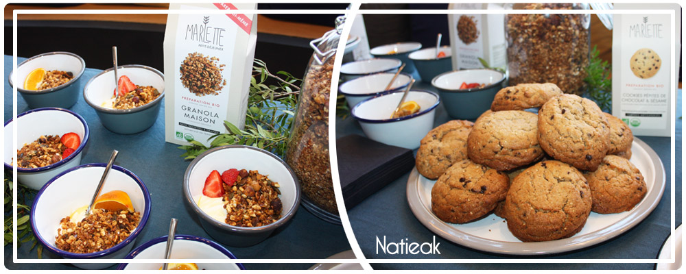 granola et cookies Marlette