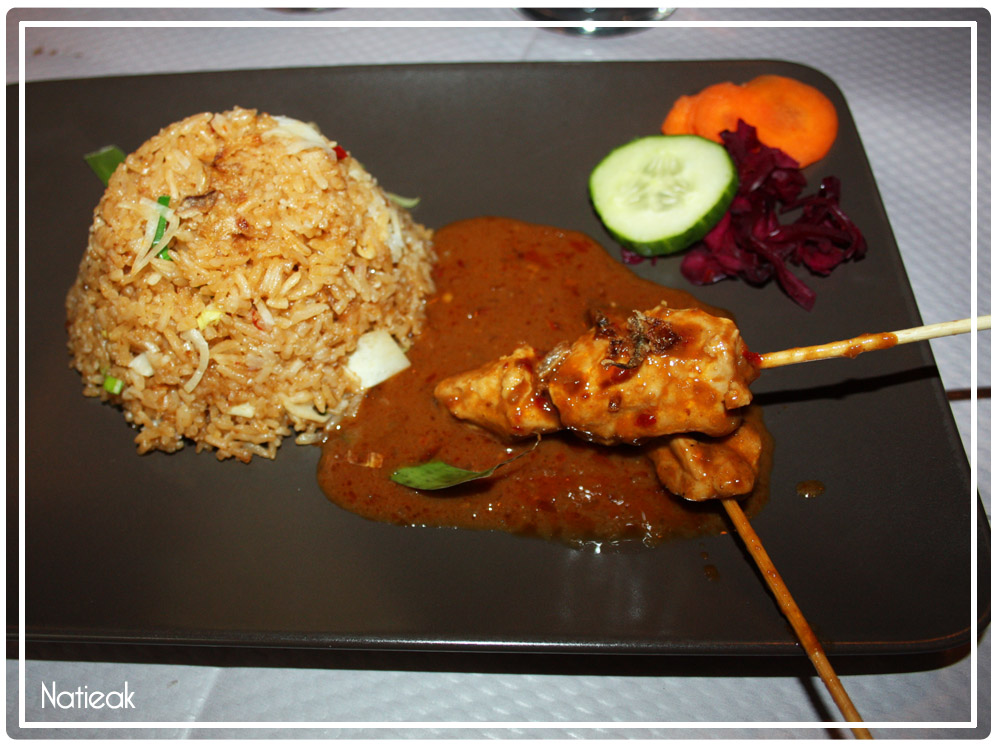 Nasi Goreng saté ayam spécial