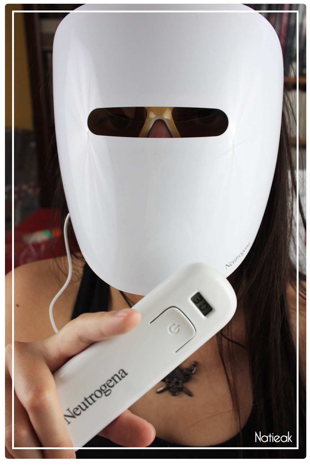 masque luminothérapie acné