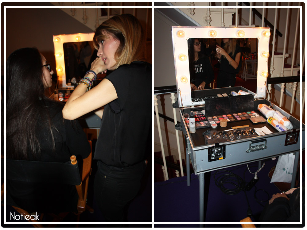 Atelier maquillage Victoires de la beauté 15 eme anniversaire