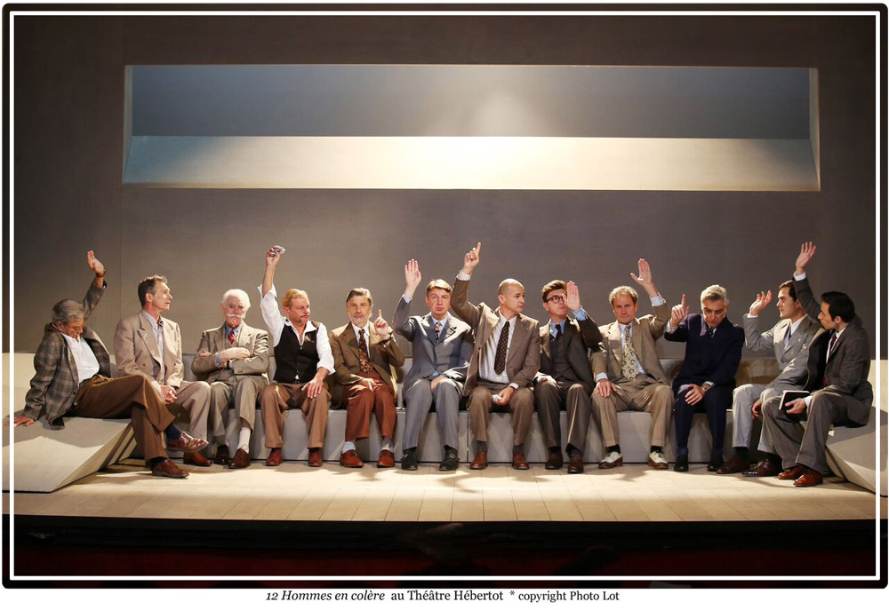 12 hommes en colère - théâtre paris