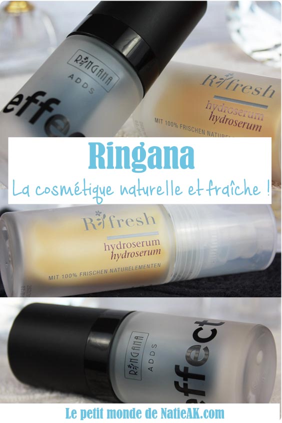 cosmétique fraîche naturelle Ringana