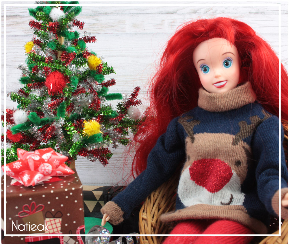 Faire un joli pull de Noël pour Barbie 