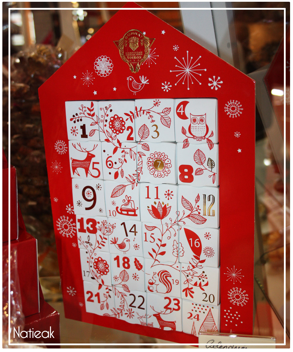 Chocolats Noël calendriers de l'Avent