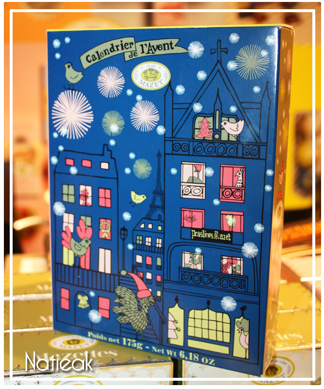 Mazer confiseur calendrier de l'avent La cocotte Paris