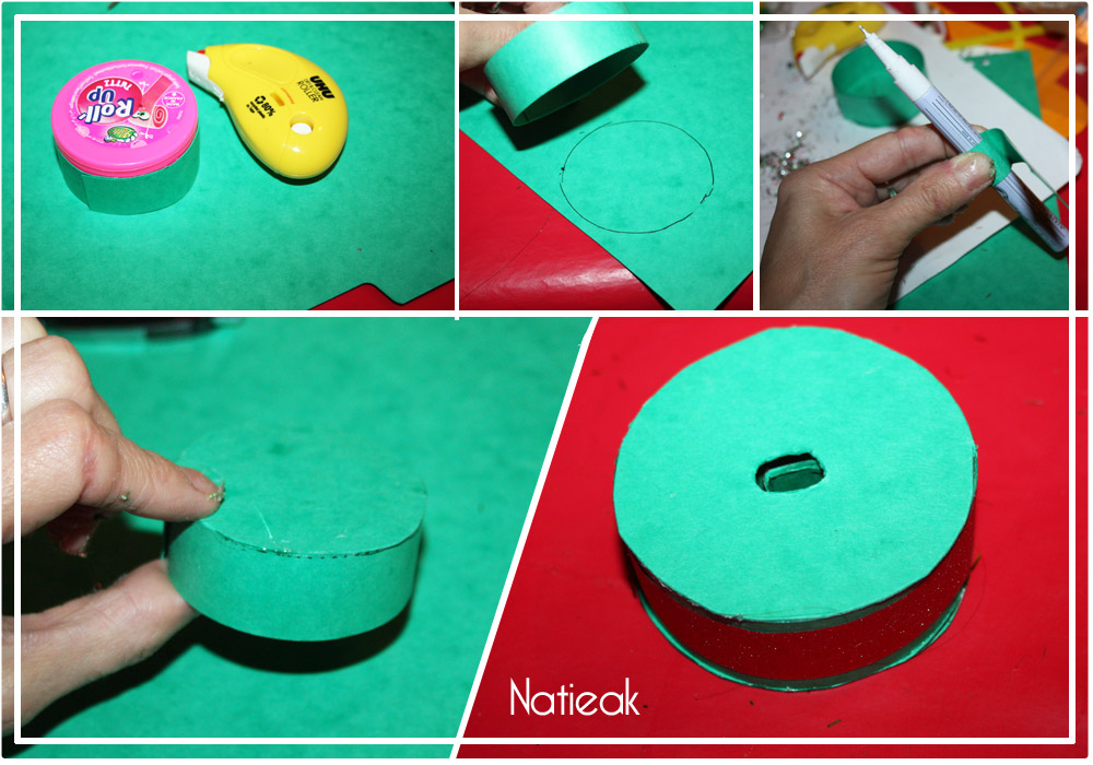 DIY de Noël : le mini sapin à paillettes