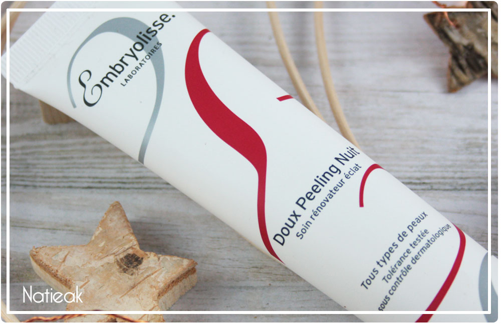 doux peeling nuit embryolisse test
