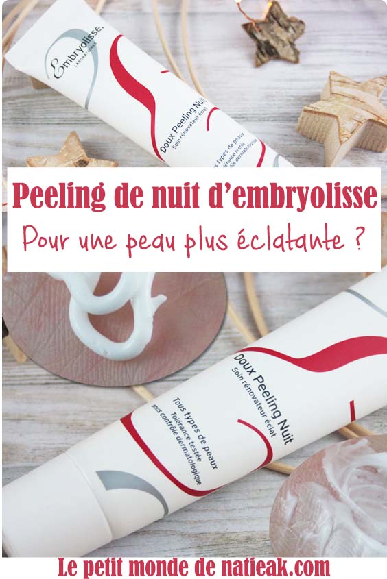 impression sur le peeling Embryolisse