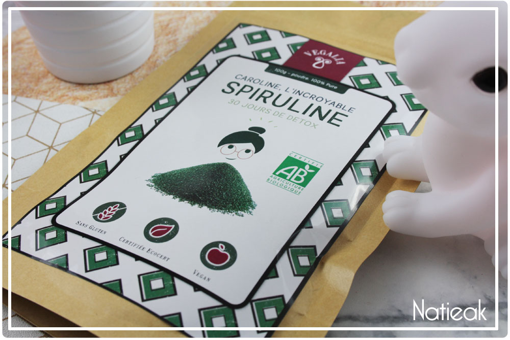Caroline incroyable spiruline Vegalia