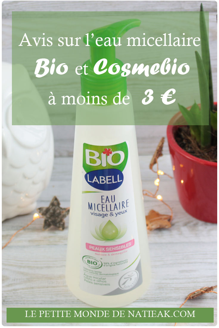 eau micellaire bio Labell