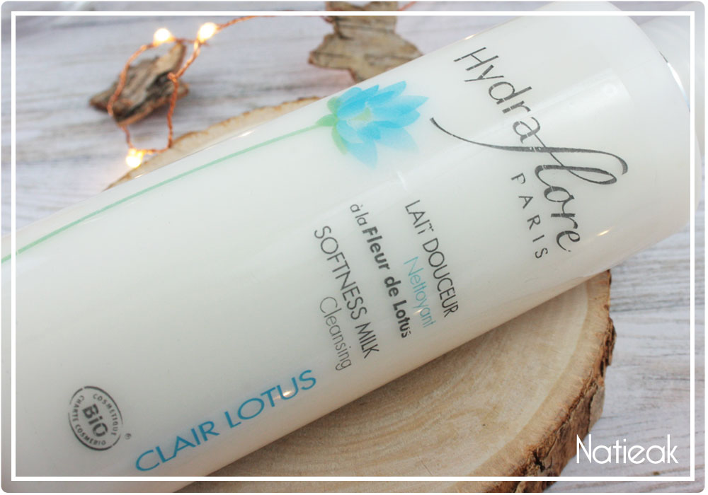 lait démaquillant bio peau sensible