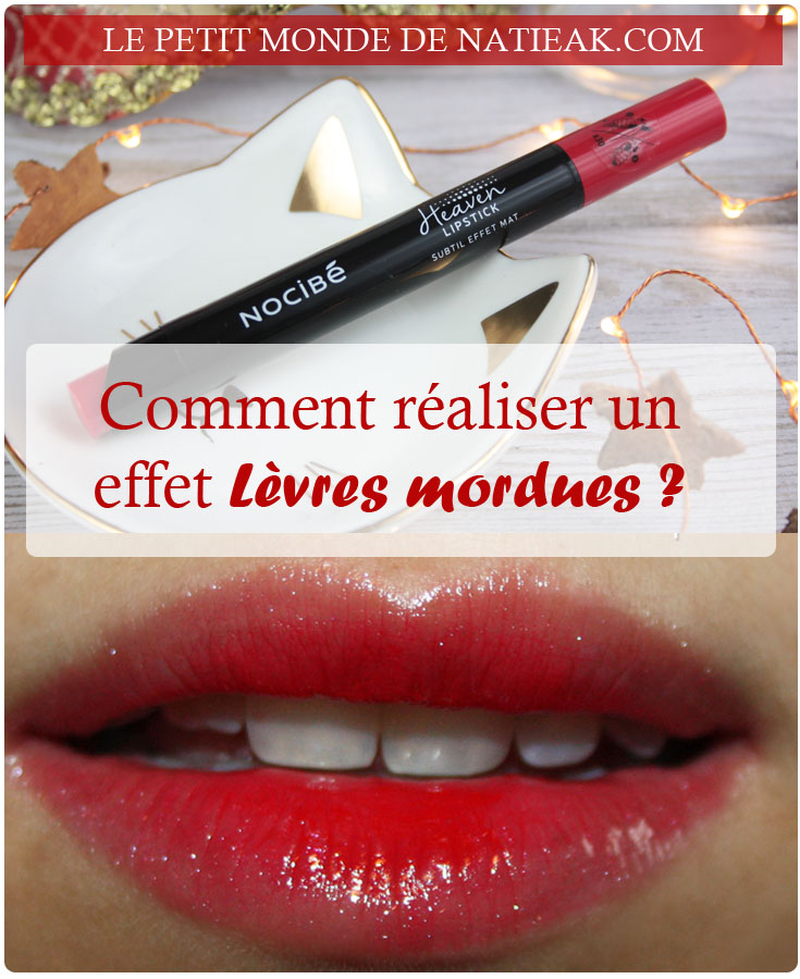 Heaven Lipstick de Nocibé : L'effet mat en version Take in red