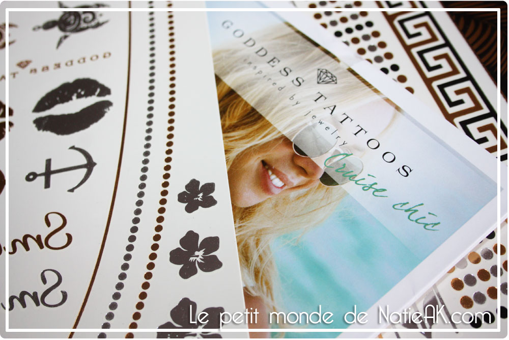 Tatouage éphémère marin