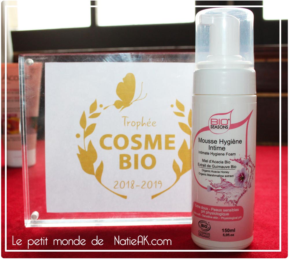 Mousse hygiène intime bio