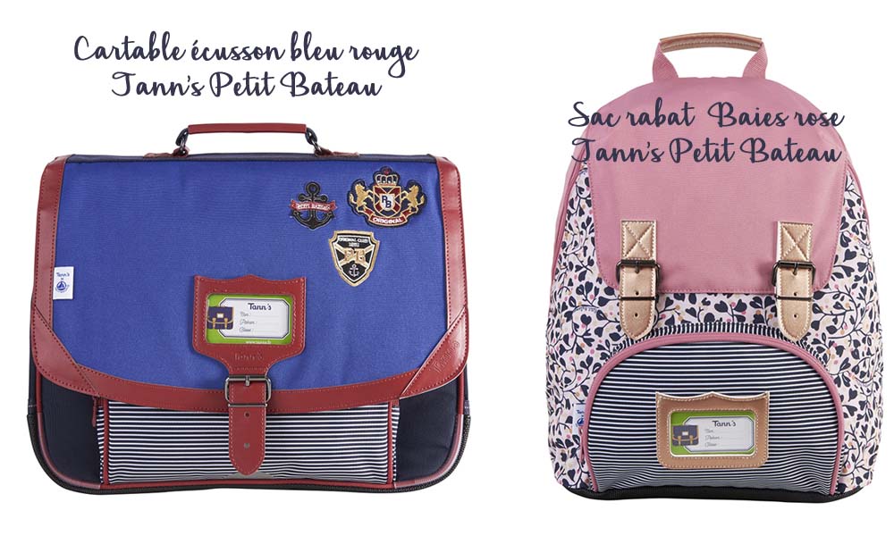 cartable tann's petit bateau