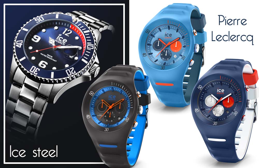 montre Ice watch homme bleu