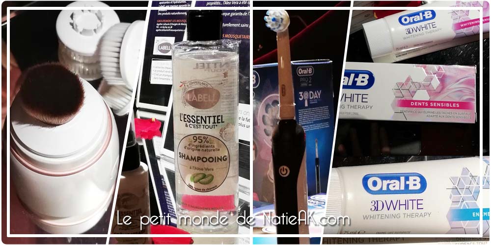 brosse visage Revlon, Labell et Oral B