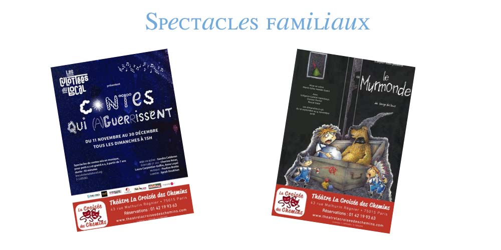 spectacles familiaux parisiens
