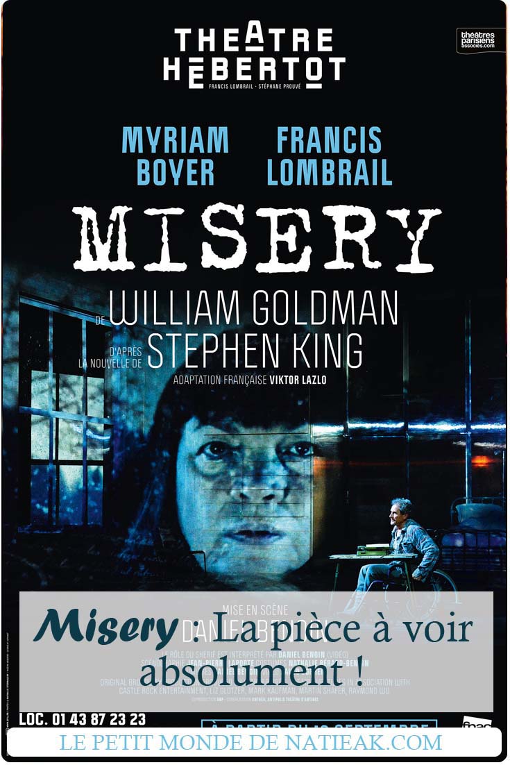 avis sur la pièce de théâtre Misery