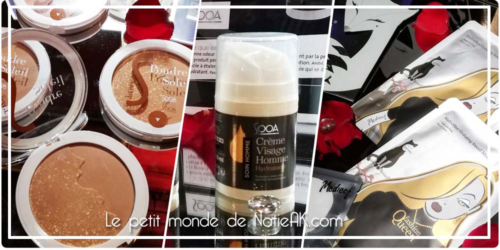 Poudre soleil , crème visage homme et masques visage