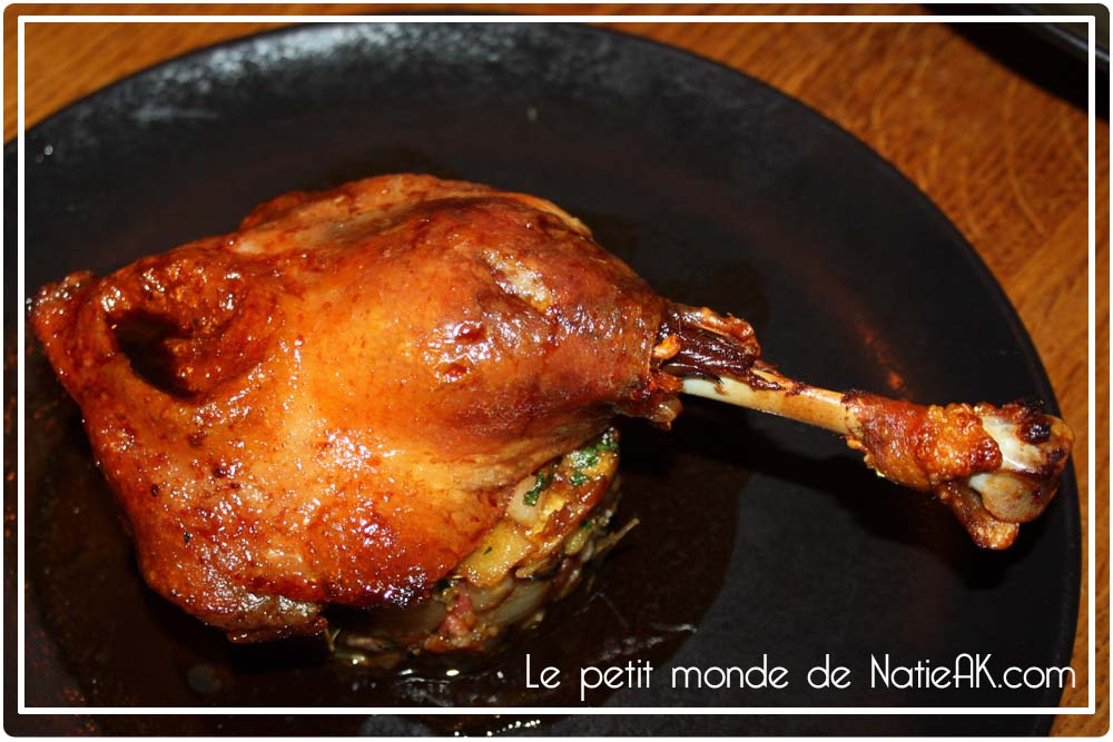 cuisse de canard confite pommes Sarladaises