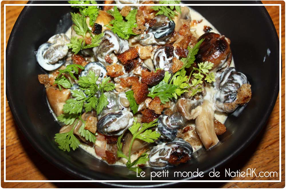 Fricassé d'escargots