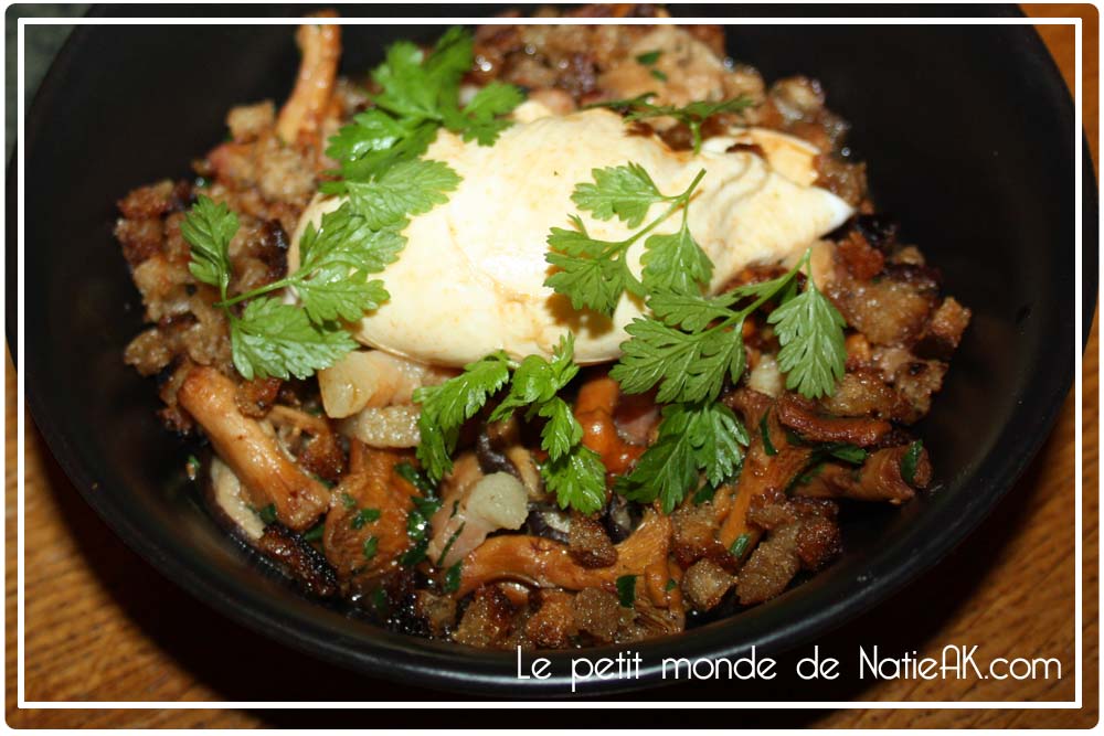 œuf pochée façon meurette