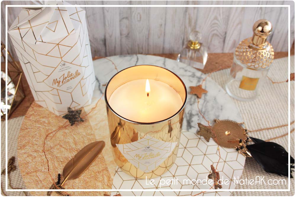 My jolie candle bougie Gold