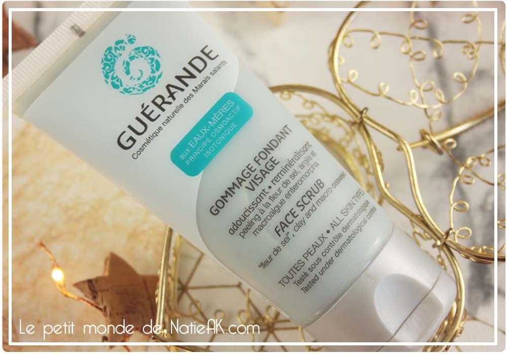 produit cosmétiques biologiques gommage