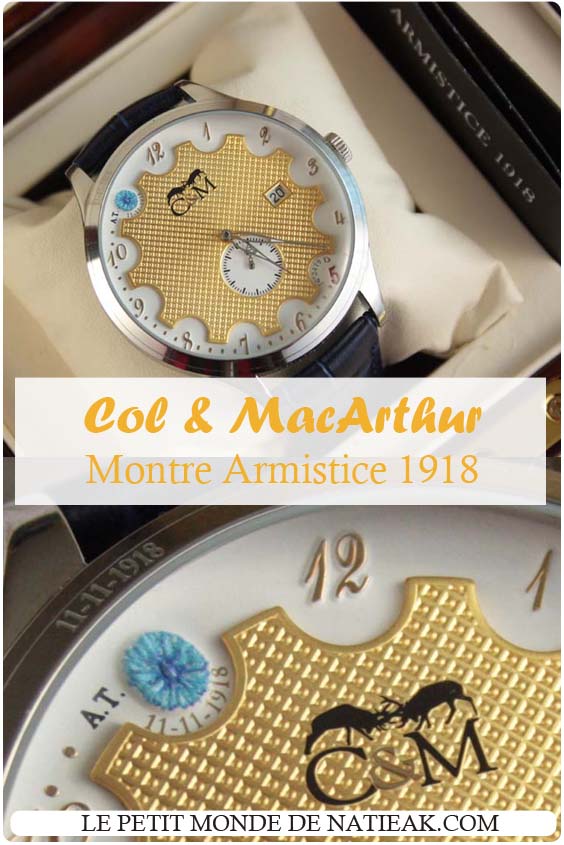 Montre Armistice 11 novembre 1918 : l'hommage intemporel de Col & MacArthur