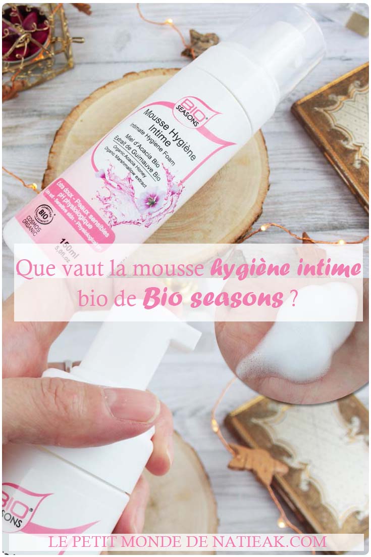 avis sur la Mousse hygiène intime bio