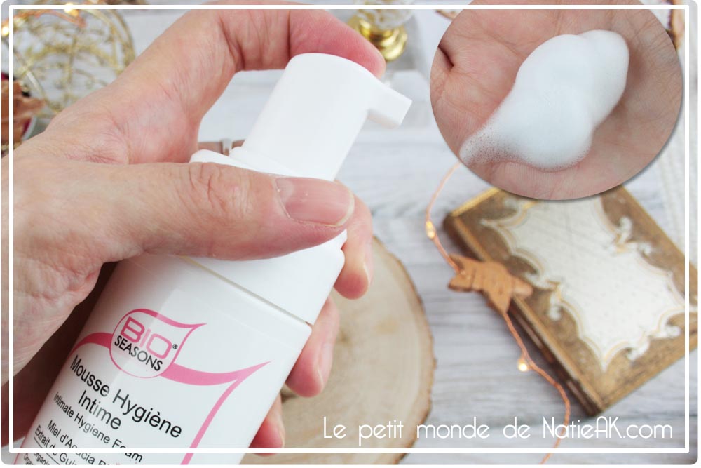 mousse intime hypoallergénique