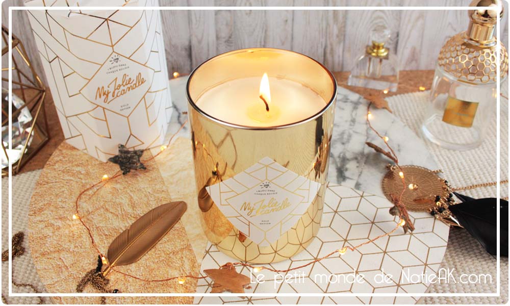 bougie Gold Edition My jolie candle