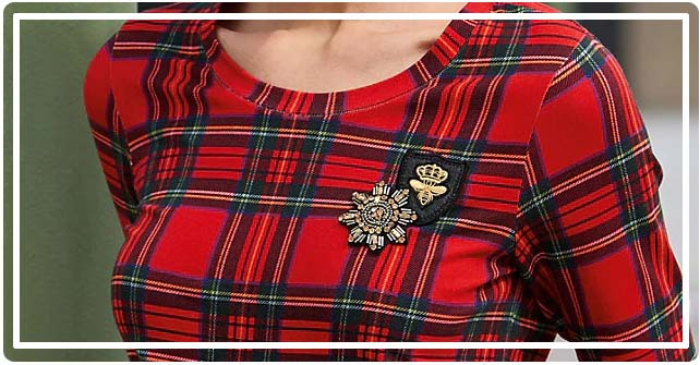 Peter Hahn: tee-shirt à carreaux revisité du designer Margittes