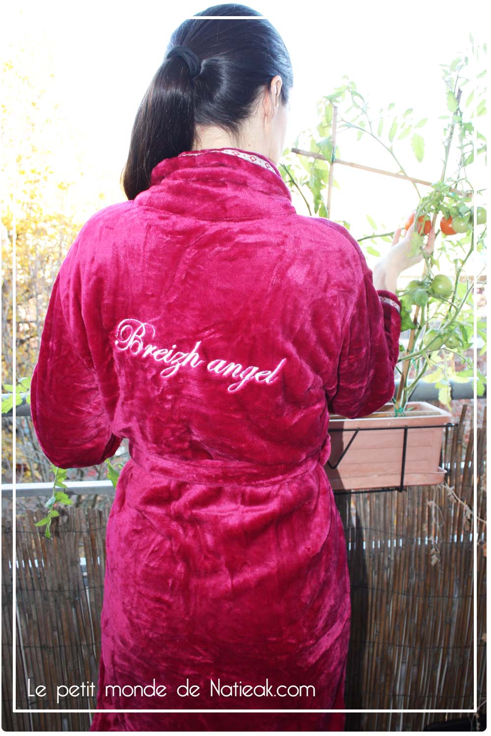 Peignoir adulte polaire personnalisé Le peignoir