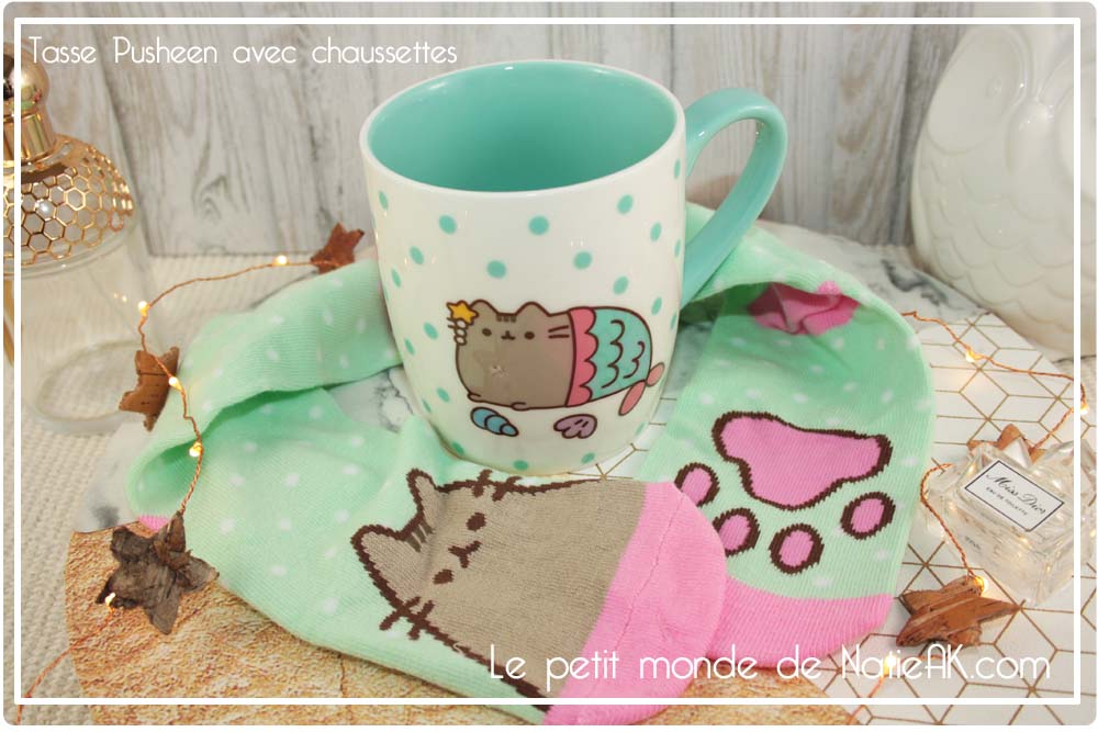 Tasse Pusheen Sirène et chaussettes Cadeaux Folies 